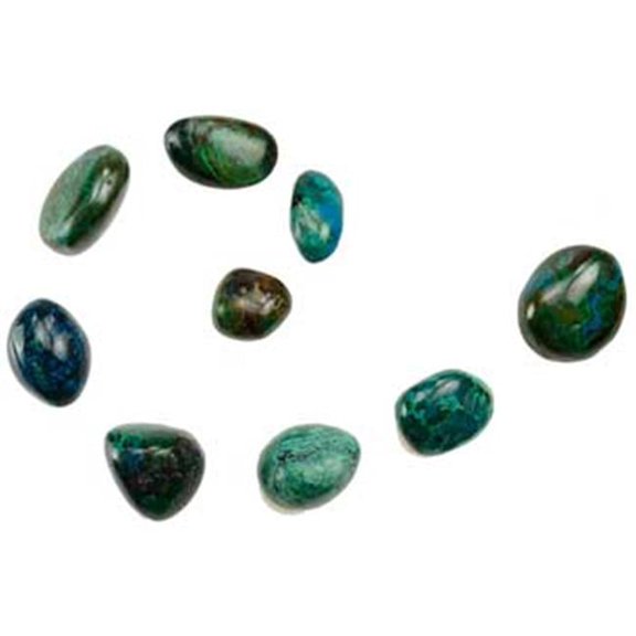 Chrysocolla Tumbled Stones - Turquoise - 1 lb - Empowerment & Communication