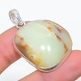 thumbnail image 1 of Chrysoprase Gemstone Handmade 925 Steling Silver Jewelry Pendant 1.65", 1 of 2