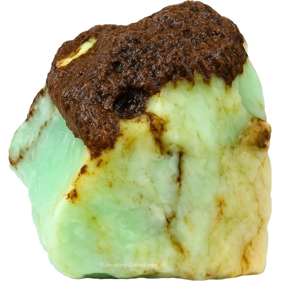 Chrysoprase Raw Crystal Natural Healing Stone for Tumbling, DIY Crafts & Crystal Collections (1 Piece)
