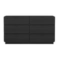 thumbnail image 1 of Chrystie Contemporary Modern 60" Dresser in Black (6-Drawer), 1 of 7