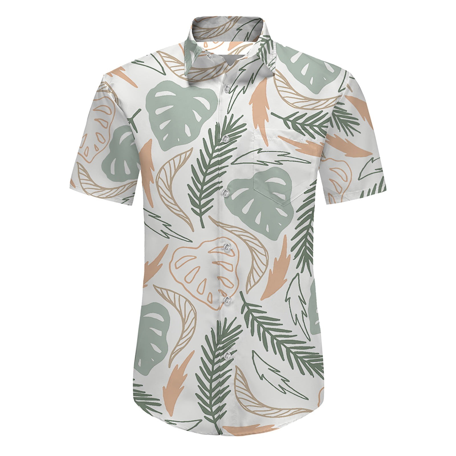Chu Chu Beach Shirts Tall Hawaiian Shirts For Men Slim Fit Hawaiian