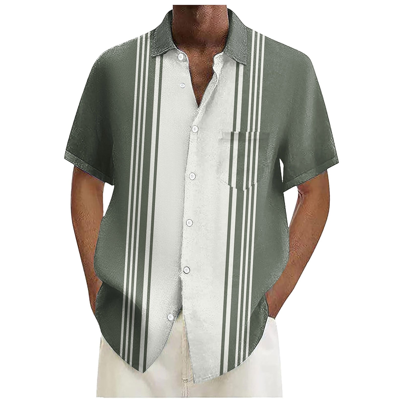 Chu Chu Blue Hawaii Bluey Button Up Tactical Hawaiian Shirts For Men