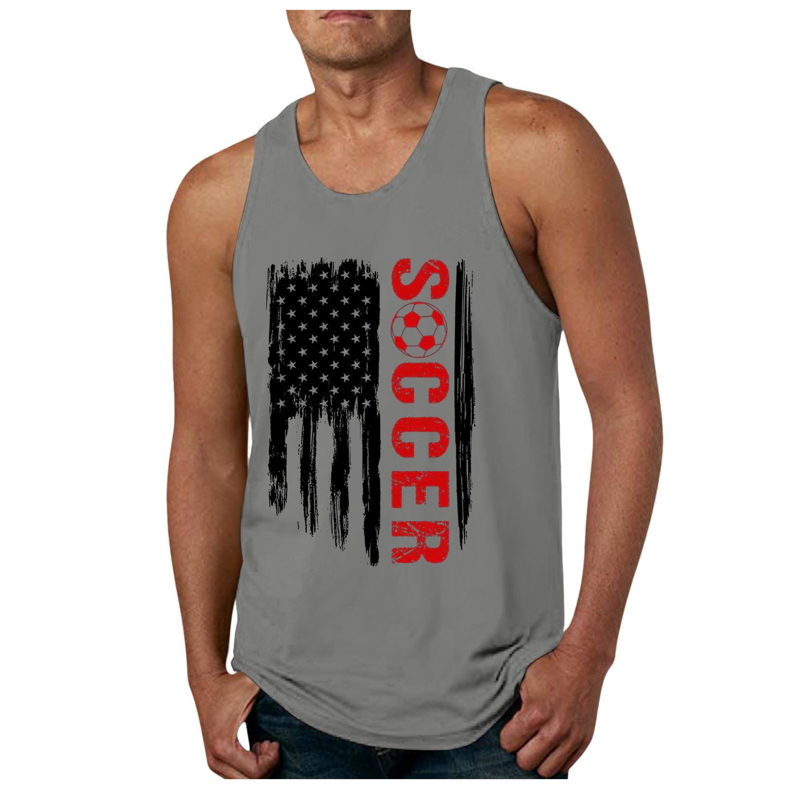 Chu Chu 4Th Of July Tank Mens 4Th Of July Usa Flag Tee Mens Tank Top