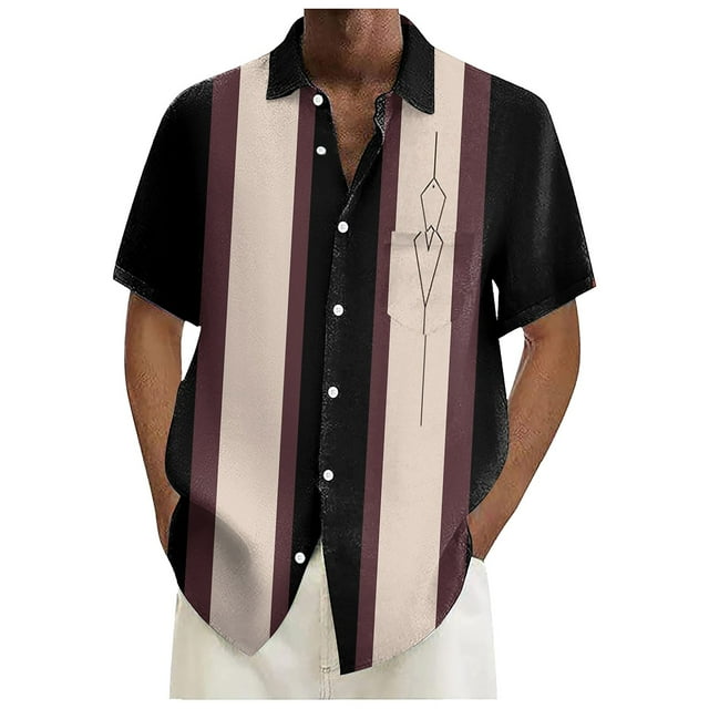 Chu Chu Bluey Mens Hawaiian Shirt Slim Fit Hawaiian Shirts For Men Novelty Shirt Men'S De