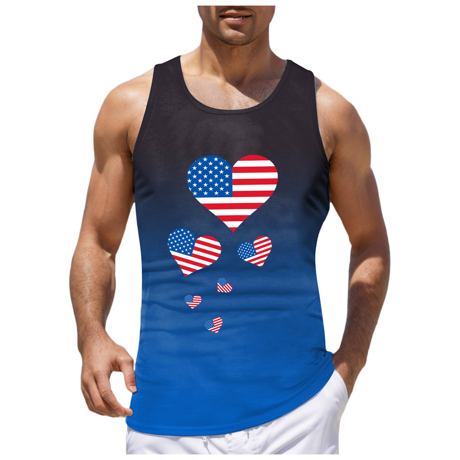 Chu Chu Men's Summer Clothing Sleeveless Swim Shirt Men Funny Tank Top