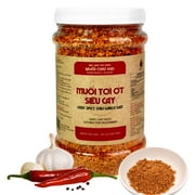 Chu Hai Very Spicy Chili Garlic Salt – Vietnamese Dipping & Seasoning Salt – 350g Jar – Bold Heat for Fruits, Seafood & Grilled Meats