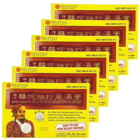 Chu Kiang Brand Hua Tuo Pain Relief Patch Extra Strength 6 Boxes