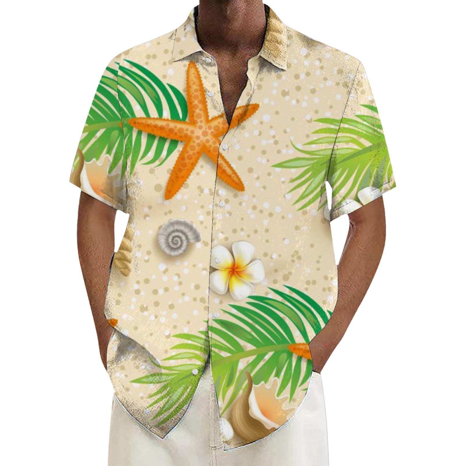 Chu Chu Men'S Hawaiian Shirts In Clothing Xxl Mens Button Down Shirt