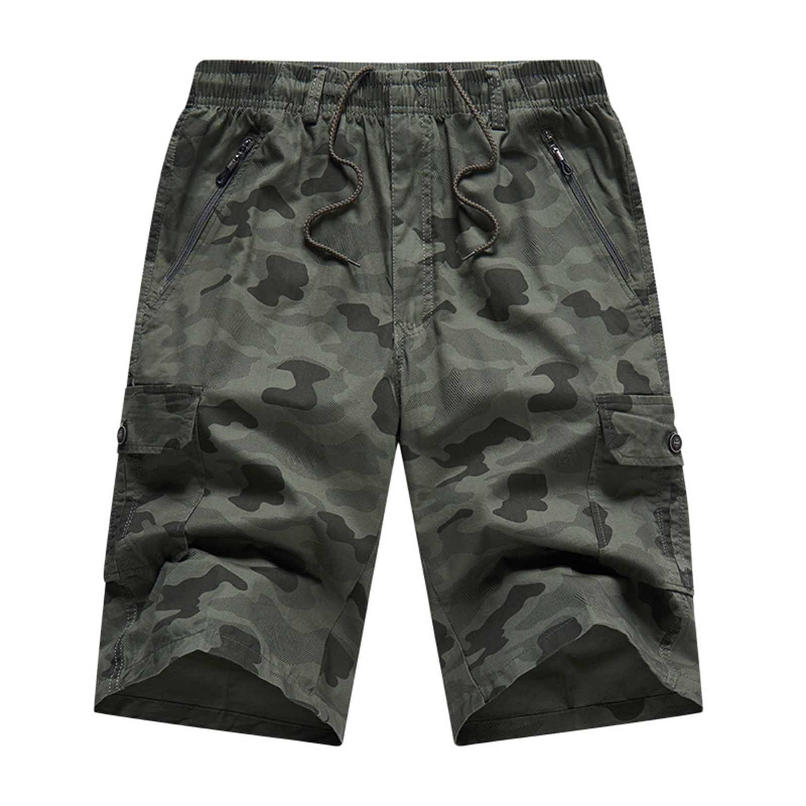 Chu Chu Men's Cargo Shorts Mens Sleep Shorts 12 Inch Inseam Mens Shorts Beach Wear Soft Shorts