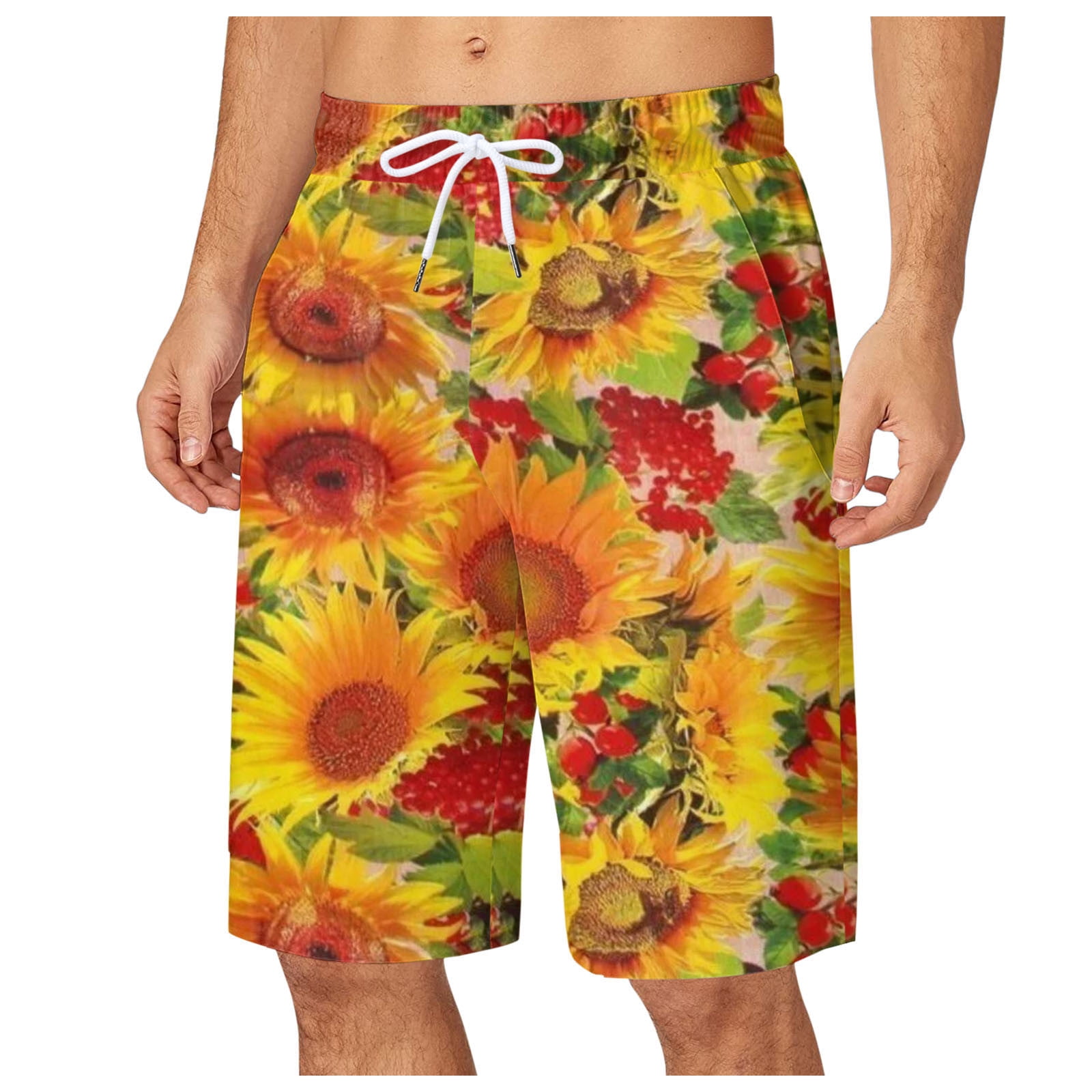Chu Chu Mens Board Shorts Men’s Cargo Shorts Mens Swim Trunks with