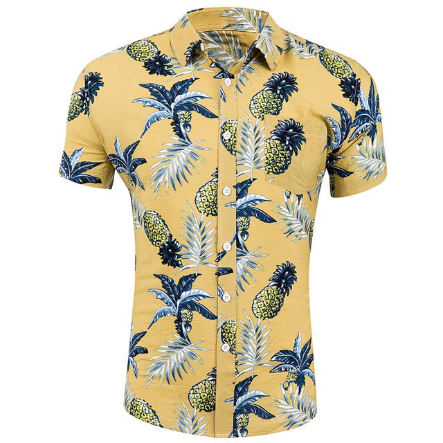 Chu Chu Mens Button Down Shirts Mens Button Up Shirt Custom Hawaiian
