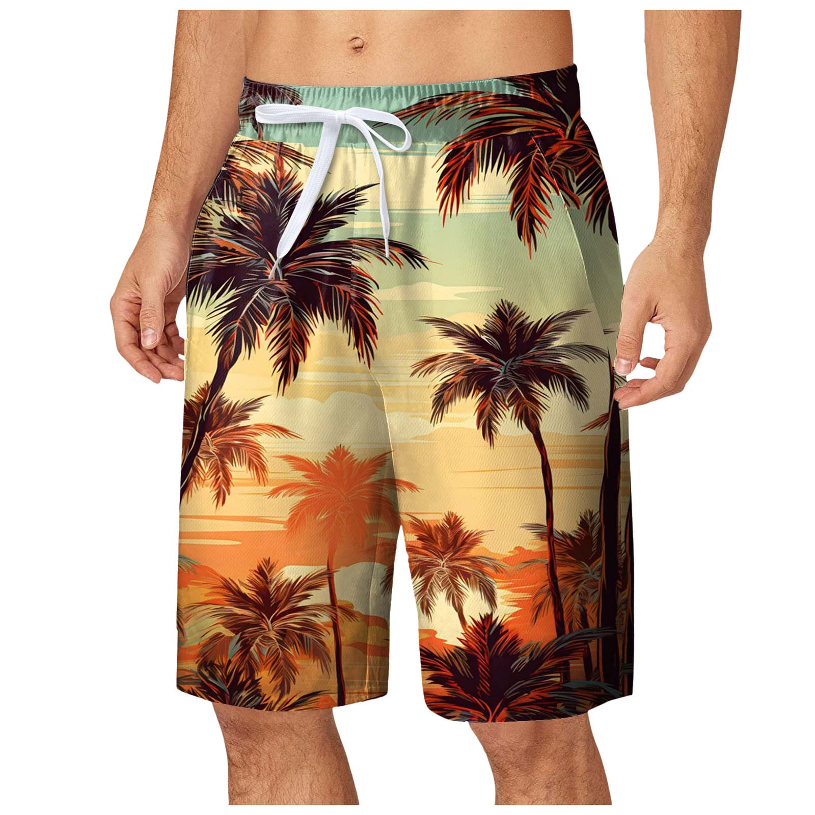 Chu Chu Swimming Suits For Men White Beach Shorts Men Mens Linen Casual Beach Shorts Beach