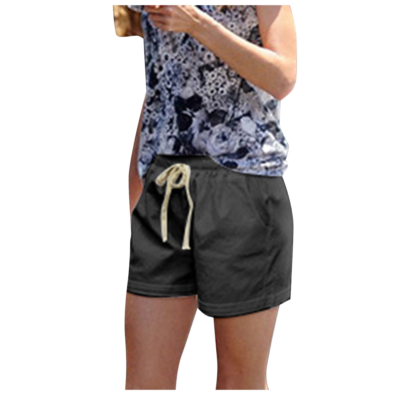 ChuChuDonRen Women's Shorts Woman's Wide Legs Loose Large Size Thin