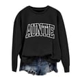 thumbnail image 1 of Chuancc Baggy Sweatshirt Round Neck Long Sleeve Loose Pullover Round-Neck Women's Hoodie Cute Hoodies Womens Crew Necks Sweatshirts Round-Neck Hoodie Fall Essentials Black 2XL, 1 of 4