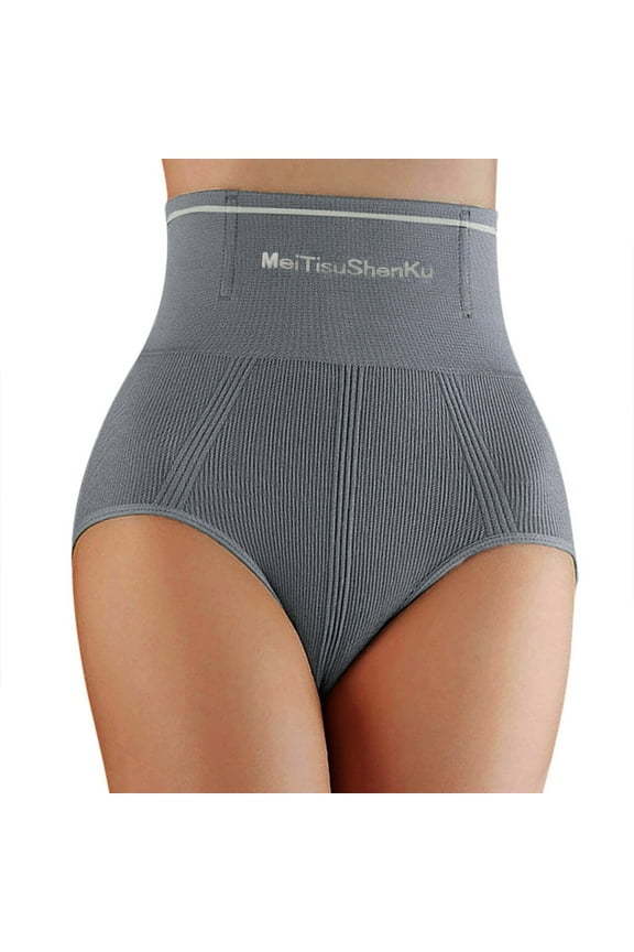 Butt Lifting Panties Shapewear Shorts High Waist Abdominal Lifting Buttock Bundle Waist Thin Stomach Constricting Slimming Briefs Tummy Control Underwear For Women Blue L