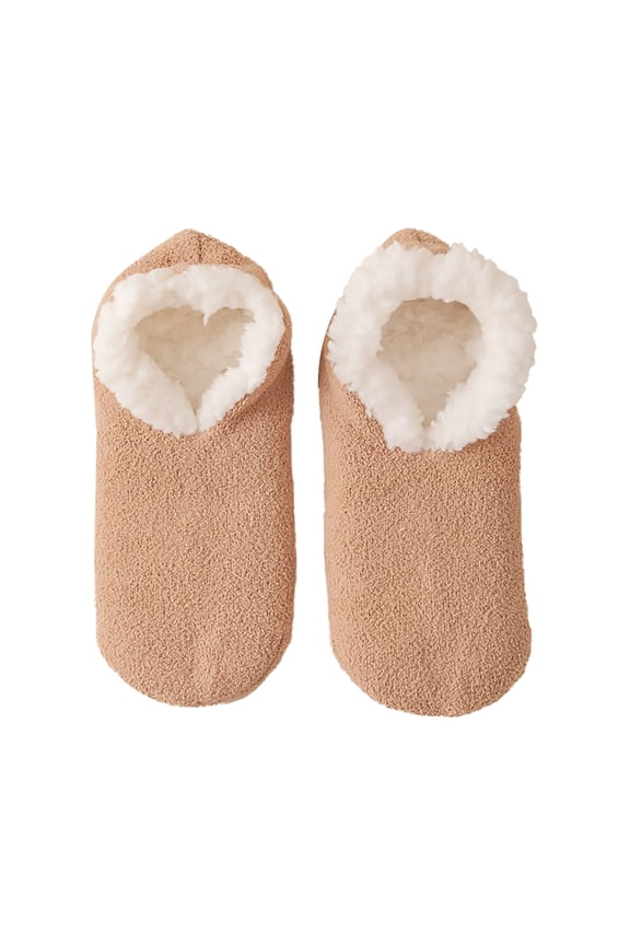 Cozy Socks Fall Socks Footies Socks For Women Slipper Socks For Women Comfy Socks Women Fuzzy Socks Birthday Gifts For Women Khaki One Size