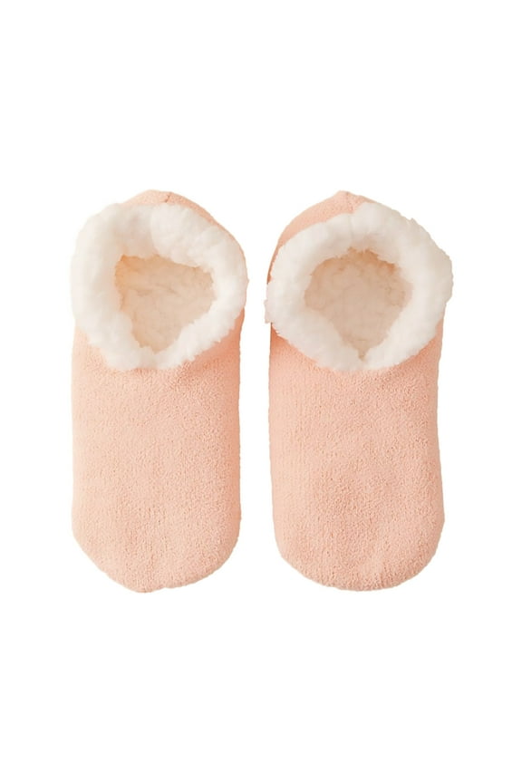 Cozy Socks Fall Socks Footies Socks For Women Slipper Socks For Women Comfy Socks Women Fuzzy Socks Birthday Gifts For Women Pink One Size
