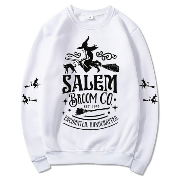 Chuancc Crewneck Sweatshirts Women Oversized Crewneck Sweatshirt for Women Fall Sweatshirt Personalized Pullover Tops Comfort Color Sweatshirts Fall Outfits for Women 2025 White L