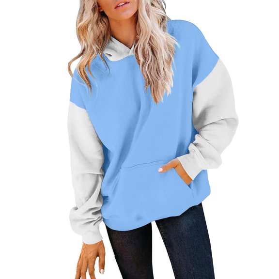 Chuancc Crewneck Sweatshirts Women Solid Color Hoodies Fall Sweatshirt Women'S Sweatshirts Sweatshirt For Women Women'S Sweatshirts Oversized Casual Loose Solid Z-P L