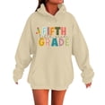 thumbnail image 1 of Chuancc Crewneck Sweatshirts Women Solid Sweatshirt Winter Clothing For Women Cute Hoodies Fall Outfits For Women 2025 2025 Fall Trendy Long Sleeve Solid Color Hoodies Red L, 1 of 5