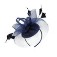 thumbnail image 1 of Chuancc Hat For Tea Party Women Fascinators Hats For Women Party Hats Lace Gloves Women Spring/Fall Ladies Church Hats Horse Races Hat Church Hats For Women 2025 Navy One Size, 1 of 7