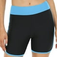thumbnail image 1 of Chuancc High Waisted Swim Shorts Tummy Control Swim Shorts Swimming Trunks For Women Water Shorts For Woman Womens Swim Shorts Blue L Clearance！, 1 of 8
