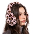 thumbnail image 1 of Chuancc Outdoor Skiing Winter Earmuffs For Women Fluffy Fuzzy Earmuffs Women Winter Warm Earmuffs Foldable Outdoor Ear Warmers For Women Winter Accessories For Women Pink One Size, 1 of 3