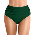 thumbnail image 1 of Chuancc Period Swimwear Leakproof Bikini Brief Bottoms Waterproof Menstrual Swim Bottoms for Teens, Women Green L, 1 of 8