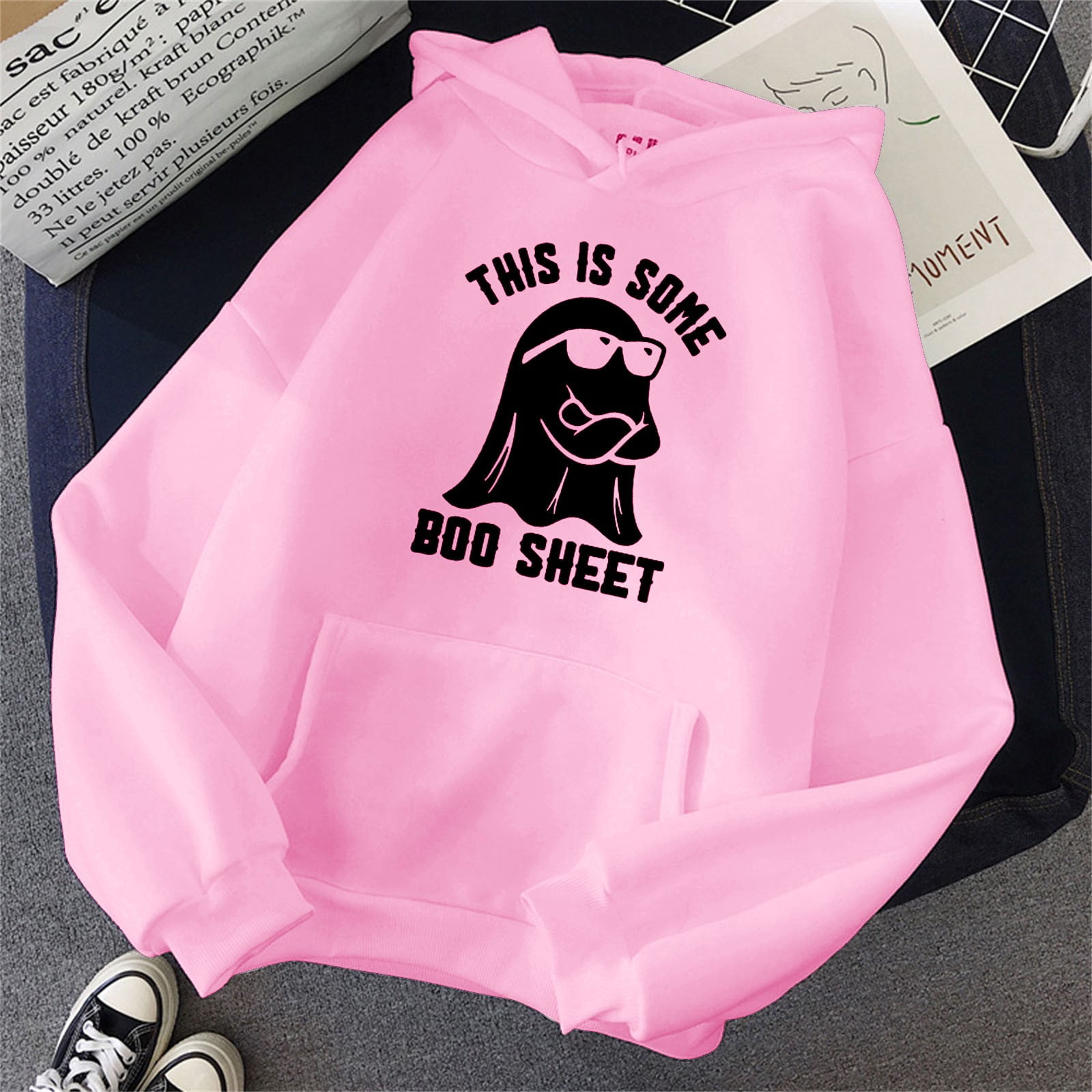 Chuancc Sweatshirt For Women,This Some B O O Sheet Hoodie Sweatshirt