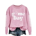 Chuancc Sweatshirt for Women,Sweatshirt Retro Football Season