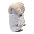 thumbnail image 1 of Chuancc Unisex Full Face Shield Beanie - Fleece Warm Hat for Cold Days & Outdoor Activities Beige One Size, 1 of 5