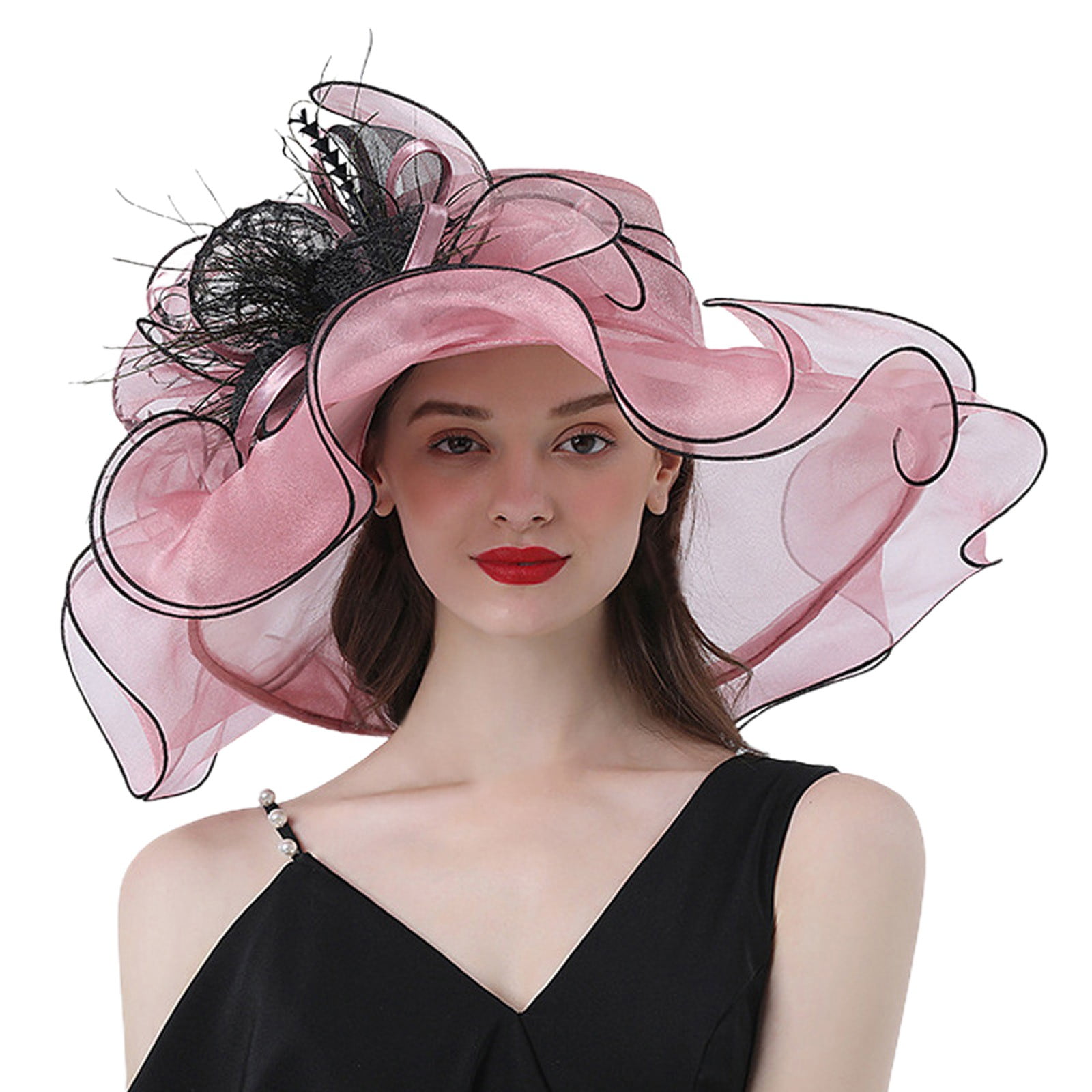 Chuancc Wedding Hats For Women Elegant Vintage Tea Party 