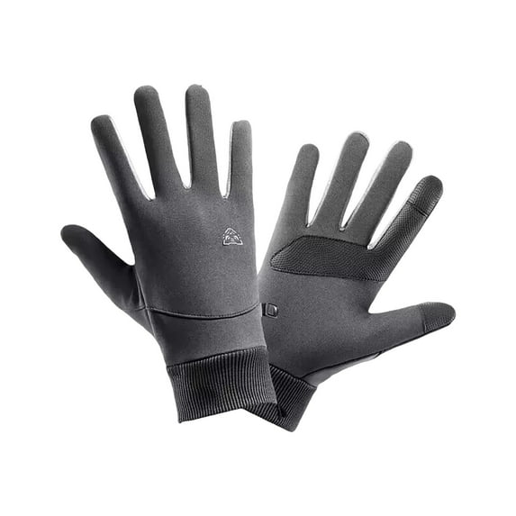 Chuancc Winter Work Gloves For Men,Touch Screen Warm Fleece Lined Thick Thermal Windproof Ladies Snow Gloves For Cold Weather Mens Gloves With Touchscreen Fingers Gray A