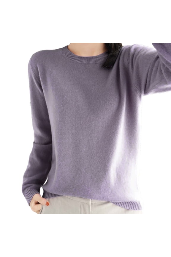 Women's High Stretchy Long Sleeve Pullover Sweater Blouse Top,Fall Dressy Casual Pullover Tops,Loose Long Sleeve Tops for Fall,Lightweight Crewneck Long Sleeve Pullover,Winter Clothes 2026 L