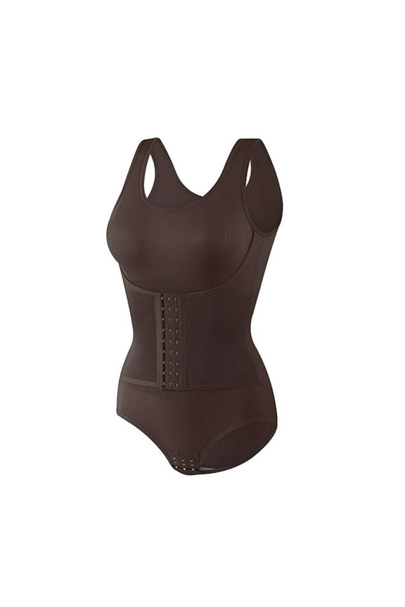 Women's Shaping Mid-Thigh Bodysuit,Tummy Control Shapewear Full Body Shaper Tummy Control Body Shaper Plus Size Shapewear Shapewear Bodysuit Butt Lifter Bodysuit Coffee M