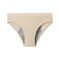 thumbnail image 1 of Chuancc Women's Underwear Seamless Underwear Underwear Menstrual Leakproof For First Panty Cotton Protective Brief Cotton Thongs for Women Beige L, 1 of 2