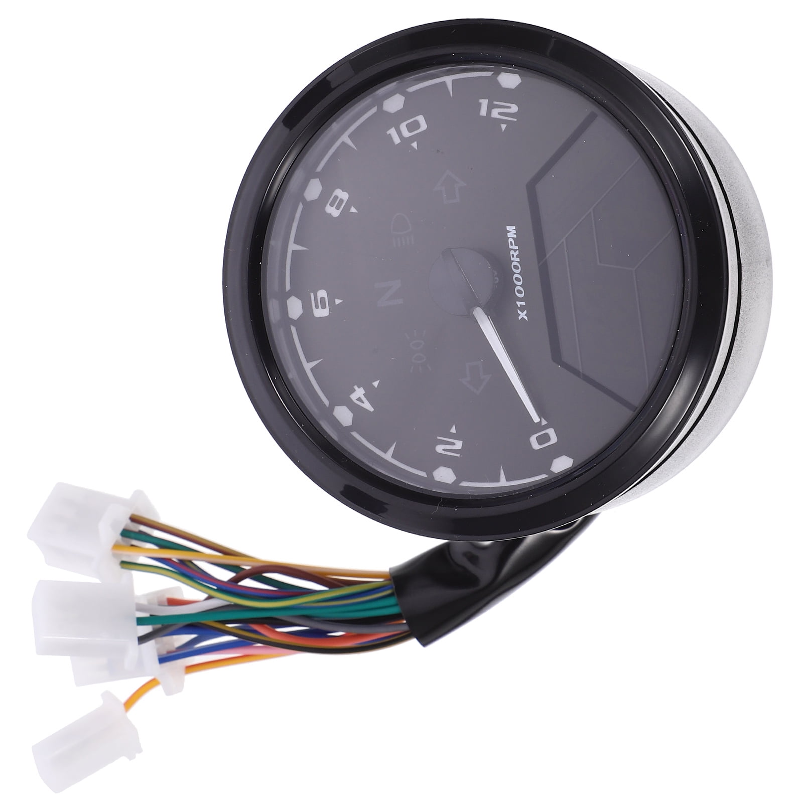 Chuangji 12000RPM LCD Digital Speedometer Tachometer Odometer Meter ...