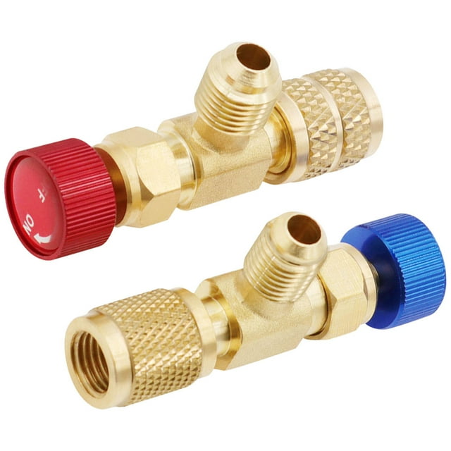 Chuangji 2pcs Refrigerant Valves Liquid Safety Adapters Air Conditioner