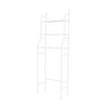 thumbnail image 1 of STOBOK Lightweight Three Layer Bathroom Storage Rack White Thick Varnish for Bathroom Use 1Pcs, 1 of 6