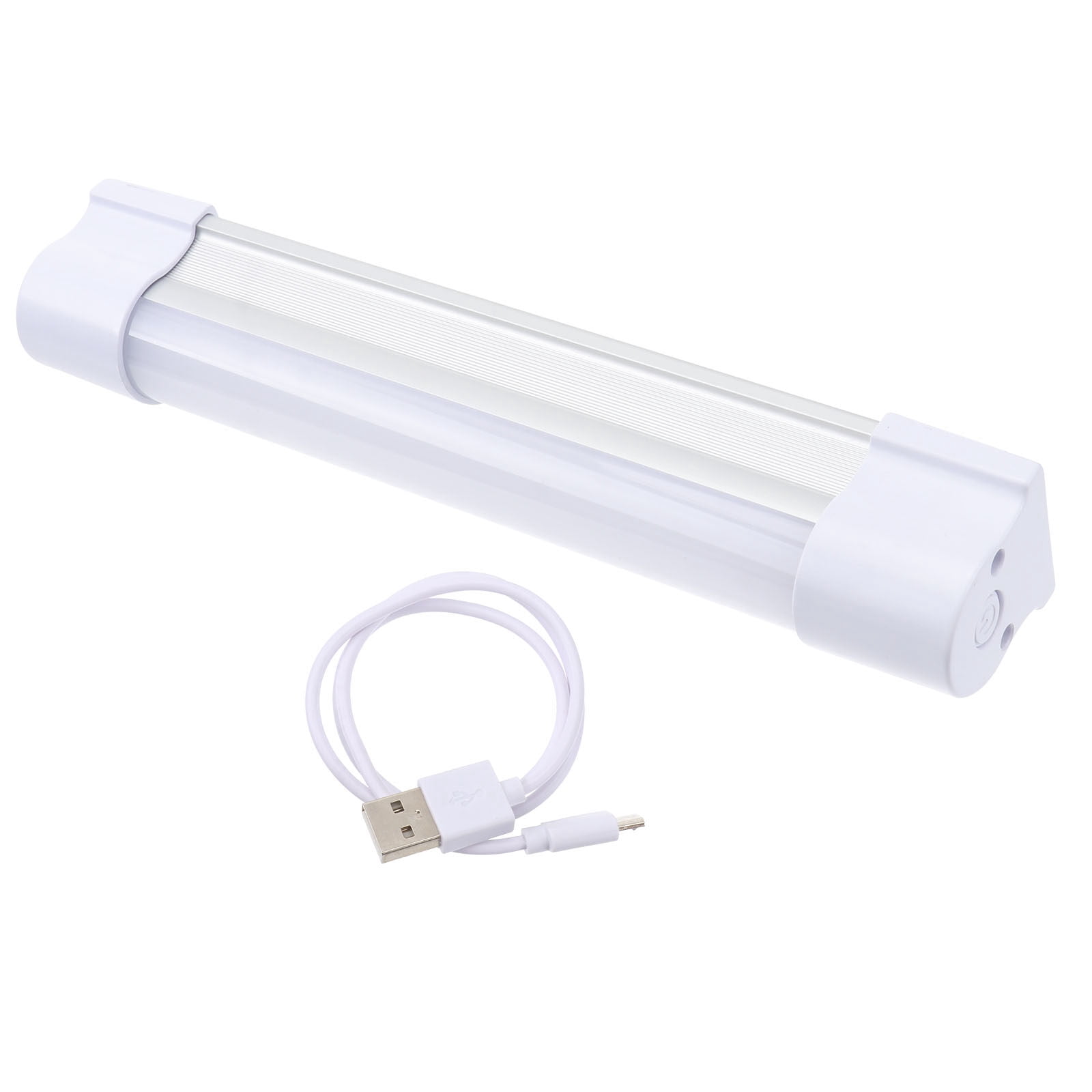 Chuangji LED Emergency Night Light Portable Rechargeable LED Strip Tube Light Bar Daylight Lamp Batten Light (White 2.5w 2600mAh)