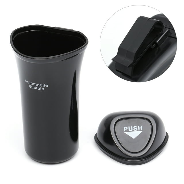 Chuangji Portable Mini Automobile Dustbin Car Trash Can Car Organizer