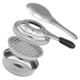 Chuangji Stainless Steel Fuel Box Wick Fuel Holder Multiuse Fuel Box with Cover for Buffet