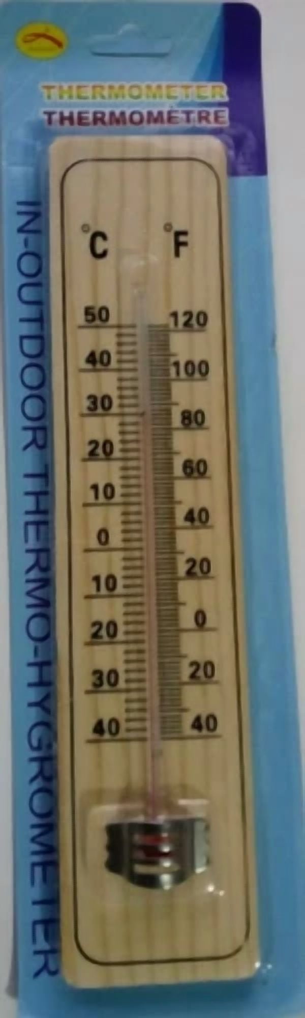Chuangxin 1 Pc Indoor Outdoor Vertical Thermometer Temperature Monitor For Home
