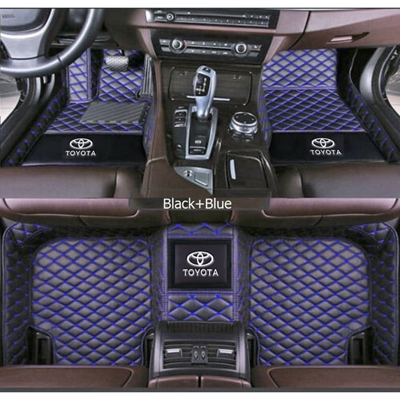 Chuangxin Car Floor Mats TOYOTA COROLLA 2014~2018 Pure Oil Waterproof Leather Car Carpet