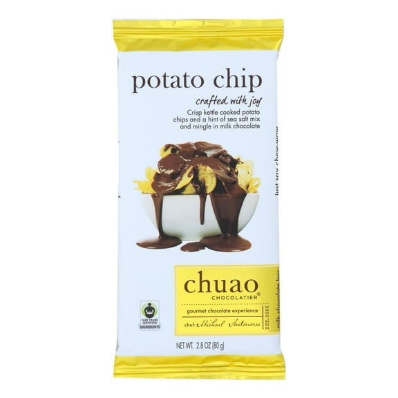 Chuao Chocolatier Potato Chip - Case of 12 - 2.8 OZ