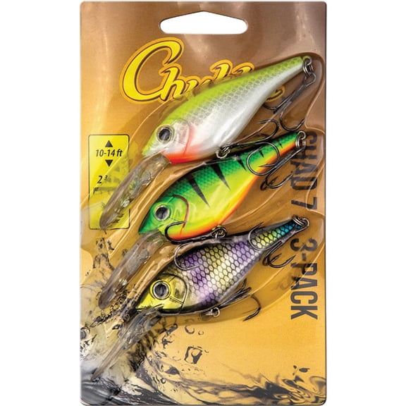 Chubb's Lures SHAD 7 3PC PRO PACK