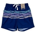 thumbnail image 1 of Chubbies Men's Classic Swim Trunks 5.5" The Moon Shadows Mesh Lined Boardshorts (Small, Navy Neon Stripe), 1 of 6