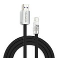 thumbnail image 1 of Chubby Cable 2.0 Fast Charging Cable 240W Silicone USB A to USB C Cord Charge & Data Sync, Black, 3.3FT, 1 of 6