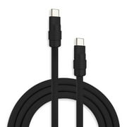 Chubby Cable 2.0 Classic Color 240W Fast Charging Cable, 9.8ft, USB-C to USB-C Charge & Data Sync Cable, Black-Black