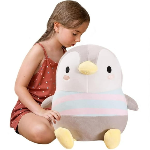 Chubby Calico Kitten Plush Pillow Ultra-Soft Calico Cat Stuffed Animals Toy Cuddly White Tabby Kitty Plushie Doll Gifts/11.8''